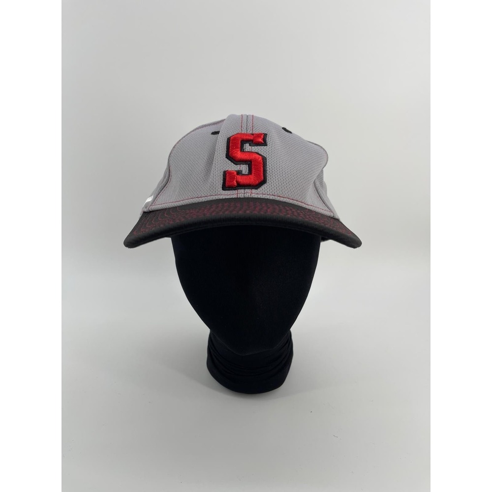 Vintage Pukka Southern Illinois L/XL Baseball Hat Cap Gray‎ black